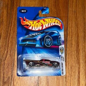 Bedlam Red and Black Toy Car